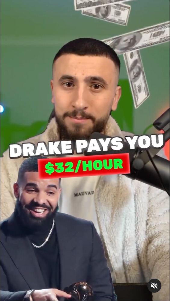 Drake pays you