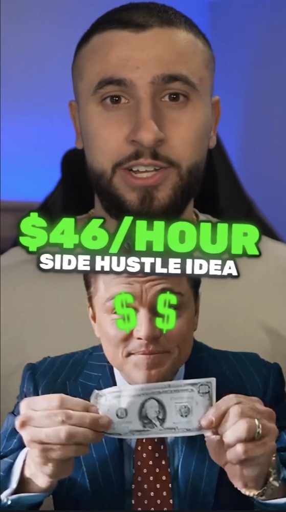 $46/hour side hustle