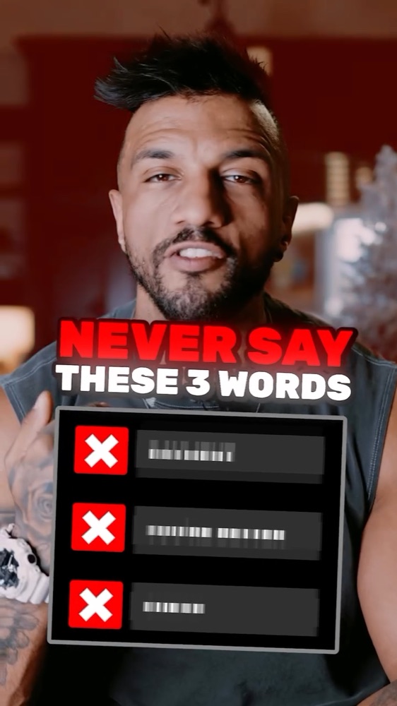 Never say these 3 words