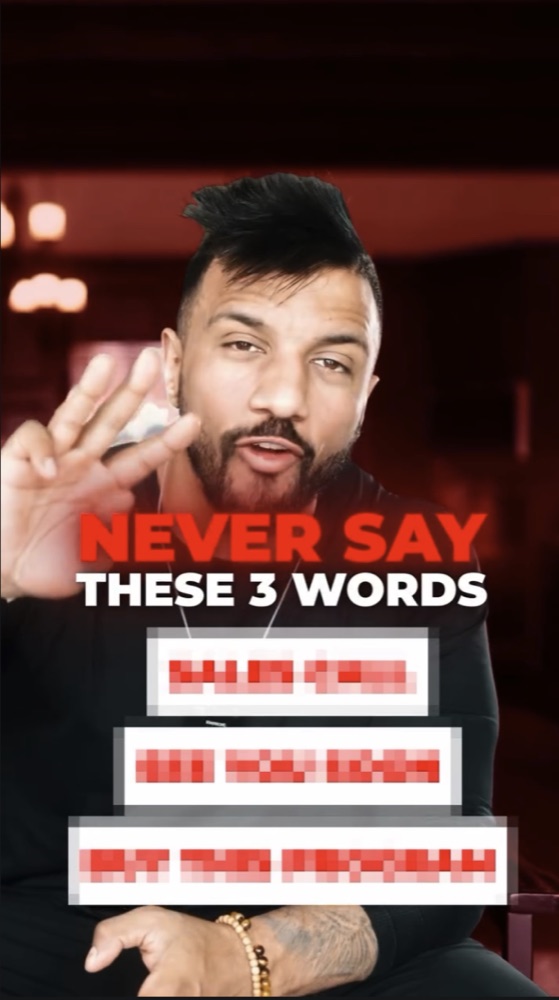 Three words, previewed
