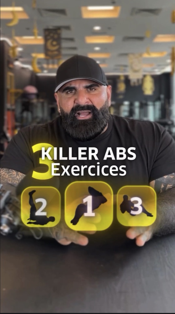 Three killer abs exercises